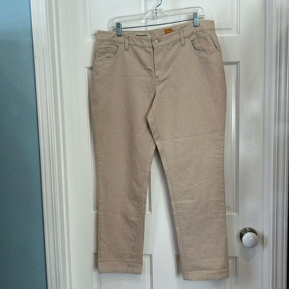 Anthropologie Pilcro and the letter press light tan pants –F Hypen size 14/32 - Picture 2 of 9